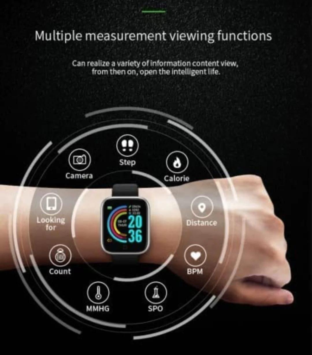 D20 Bluetooth Wireless Smart Watch